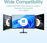 LBSC 4-Port USB 2.0 Hub Ultra Slim Portable for Mac iMac MacBook Surface view 5