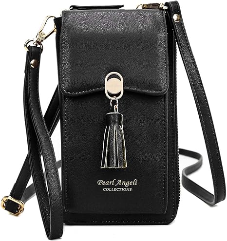 ladies purse with mobile holder