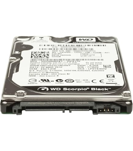 Amazon.com: Western Digital WD WD5000BEVT HDD SATA/300 500GB 2.5
