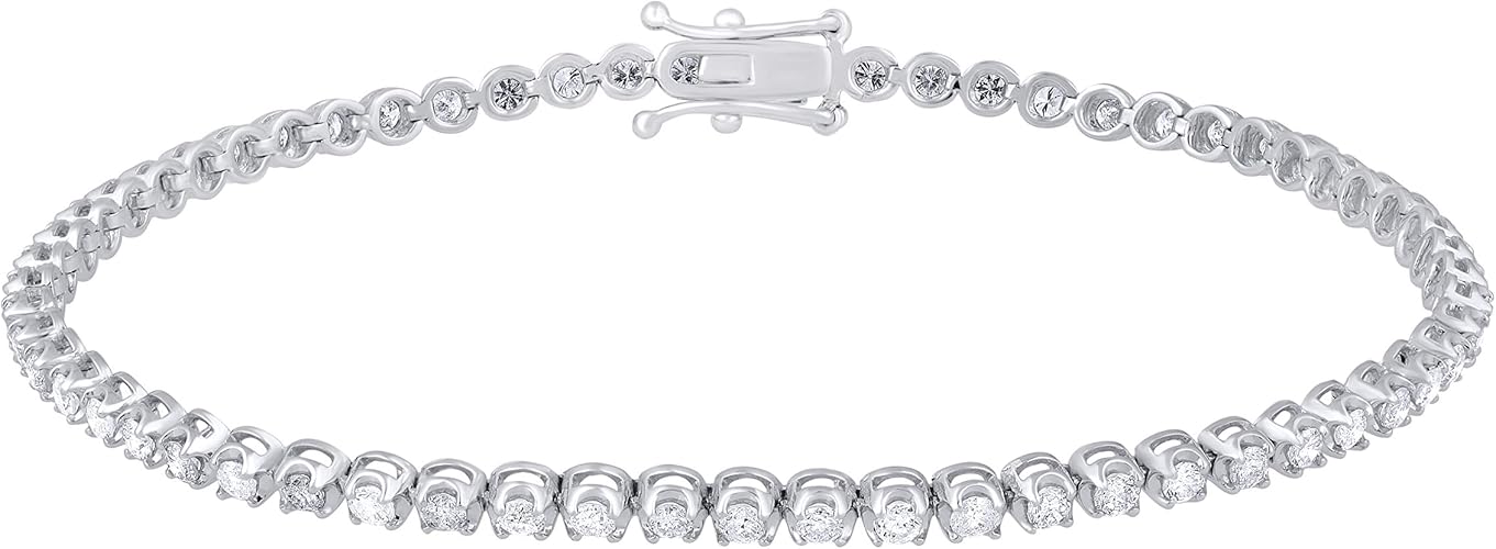 TJD Women's IGI Certified 2.00 Carat Natural Diamond Bracelet 68226-TM