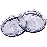 AICMEI 2 Replacement Lids for 20oz Stainless Steel Tumbler Lids-Replaces Only Covers With a Top Diameter of 3.4 inches（Bottom Diameter of 3.23 inches）