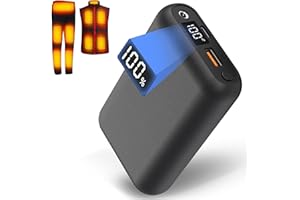 CYCYHEAT 7.4V2A 20000mAh Battery Pack for Heated Vest Jacket Coat Pants and Heating Underwear, DC Port Heated Clothing Replacement Battery Pack