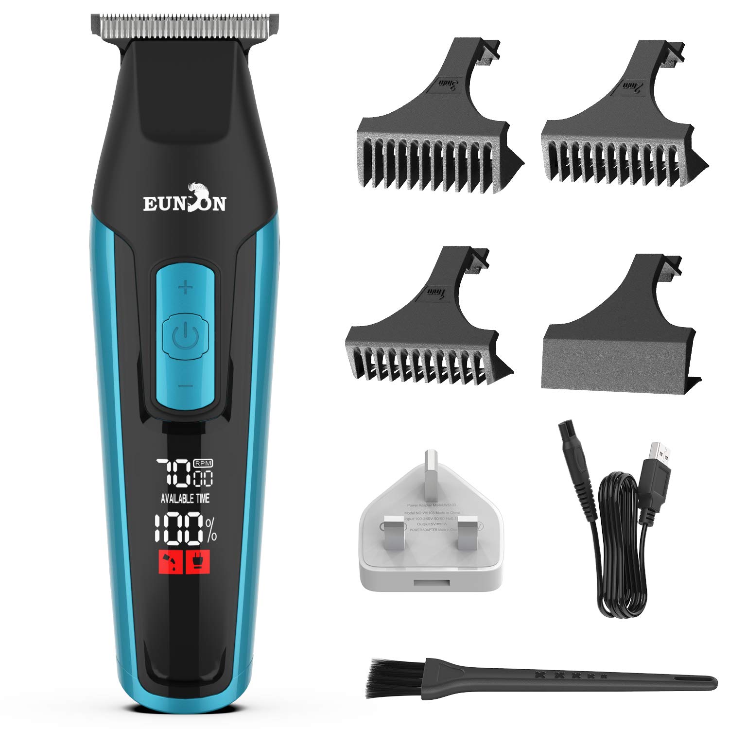 EUNON Mens Cordless Hair Clippers Toutliner Professional Hair