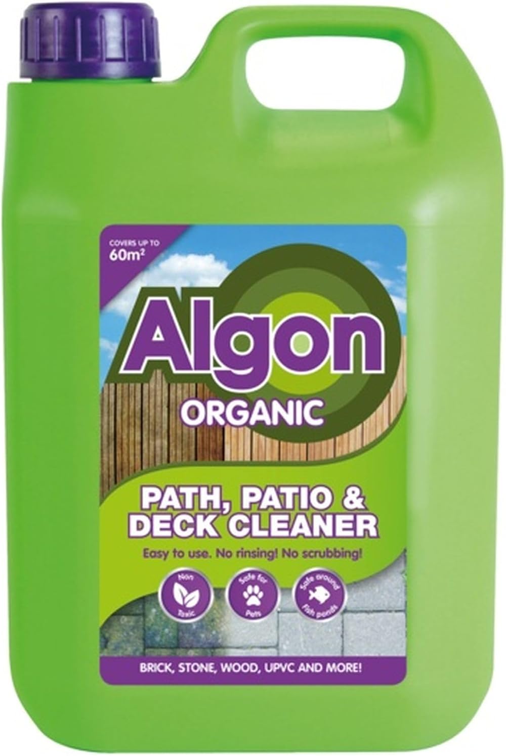 Algon Organic Path & Patio Cleaner 2.5L - Safe for Children Pets Wildlife