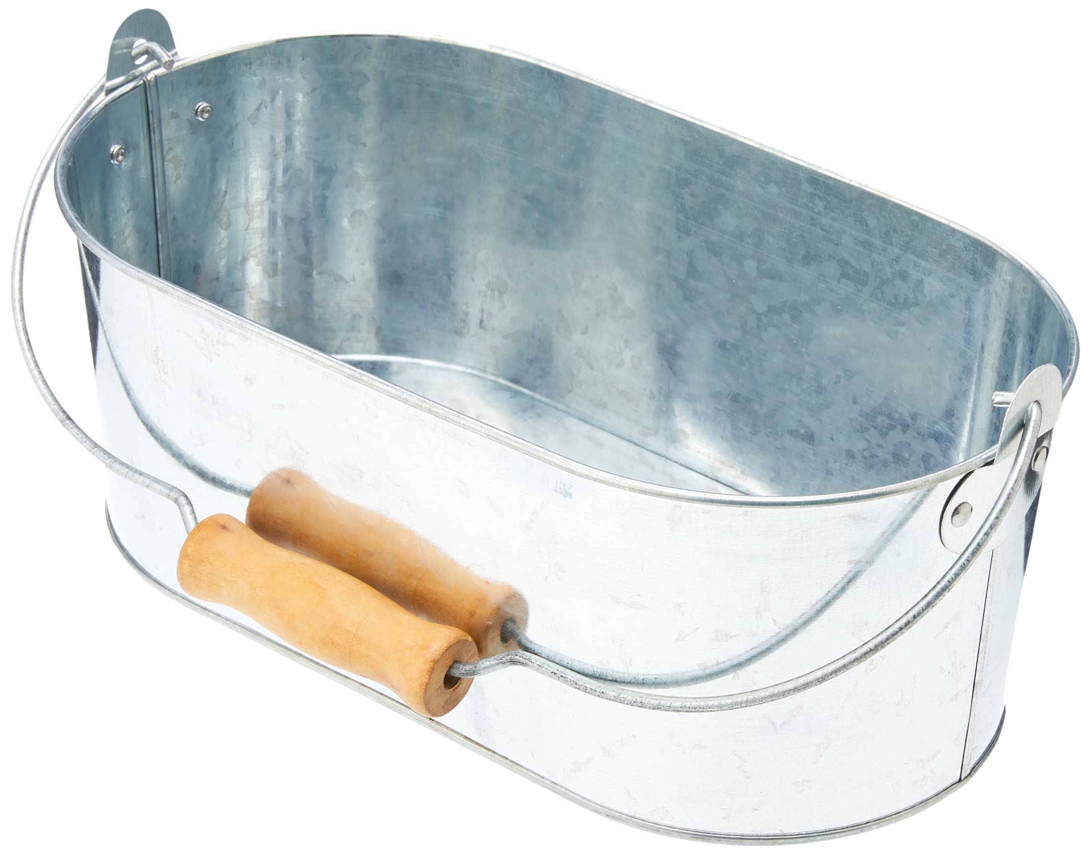 Genware NEV-GSTC2815 Steel Oval Table Caddy, 28 cm x 15.5 cm x 10 cm