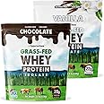 Opportuniteas Grass Fed Vanilla Choco Whey Protein Isolate Powder - 20g Protein Powder Without Artificial Sweeteners, Hormone-Free Cows, Non GMO - 5lb