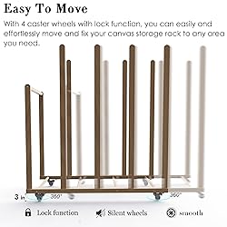 UNZERO Art Storage Rack, Art Canvas Storage, Art