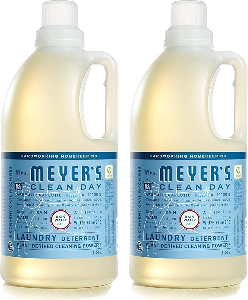 MRS. MEYER’S CLEAN DAY LIQUID LAUNDRY DETERGENT, INFUSED...