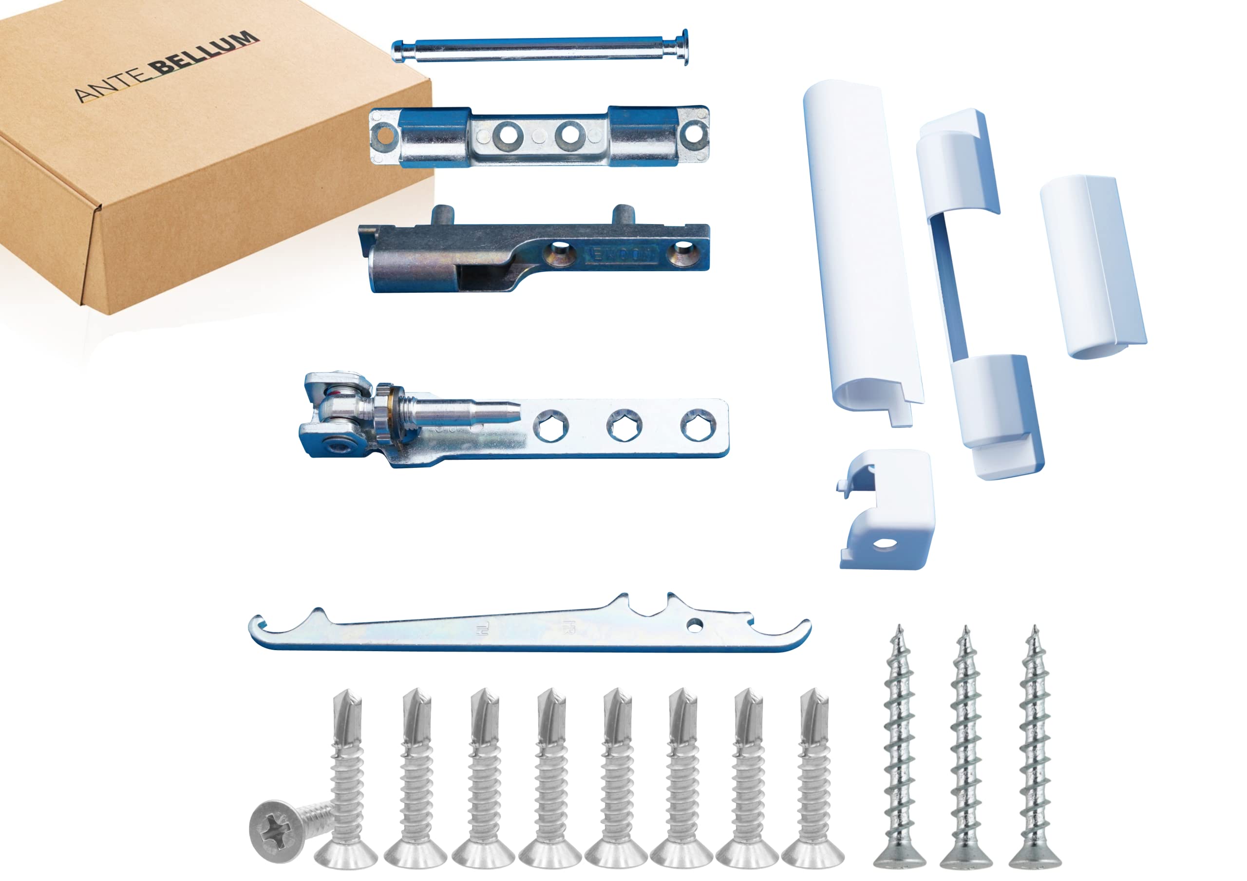Si Aubi Siegenia Corner Bearing Repair Kit for Plastic and Wood EW001, EB005, LL330 with Ante Bellum® Mounting Material