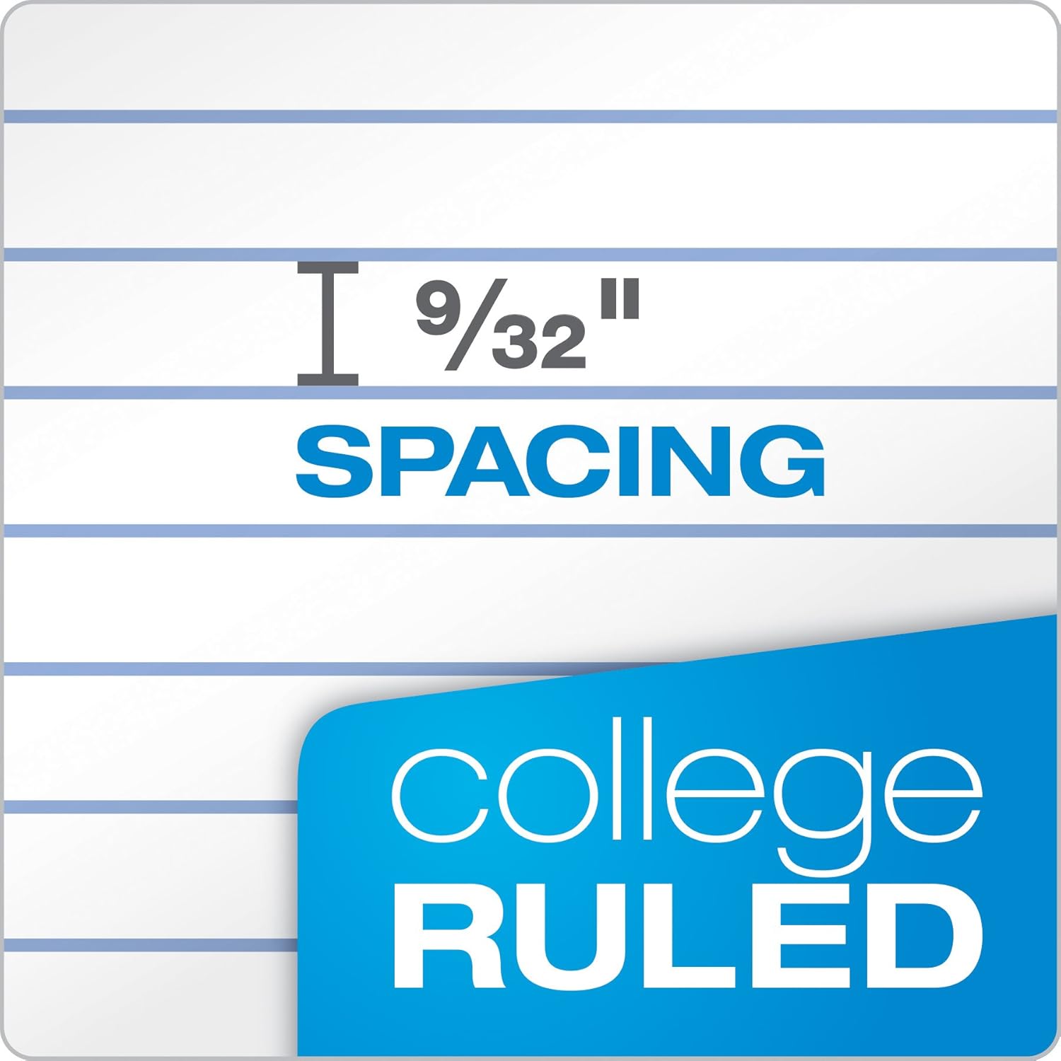 Oxford Filler Paper, 8-1/2" x 11", College Rule, 3-Hole Punched, Loose-Leaf Paper for 3-Ring Binders, 500 Sheets Per Pack (62349),White: Office Products