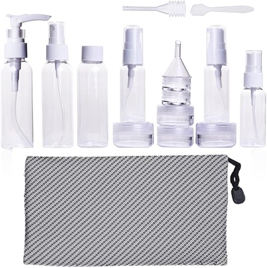 Travel Bottle Set Travel Size Toiletries Liquid Containers with
