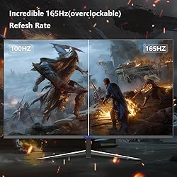 Sealan 27inch 2k Curved Gaming Monitor QHD 165HZ