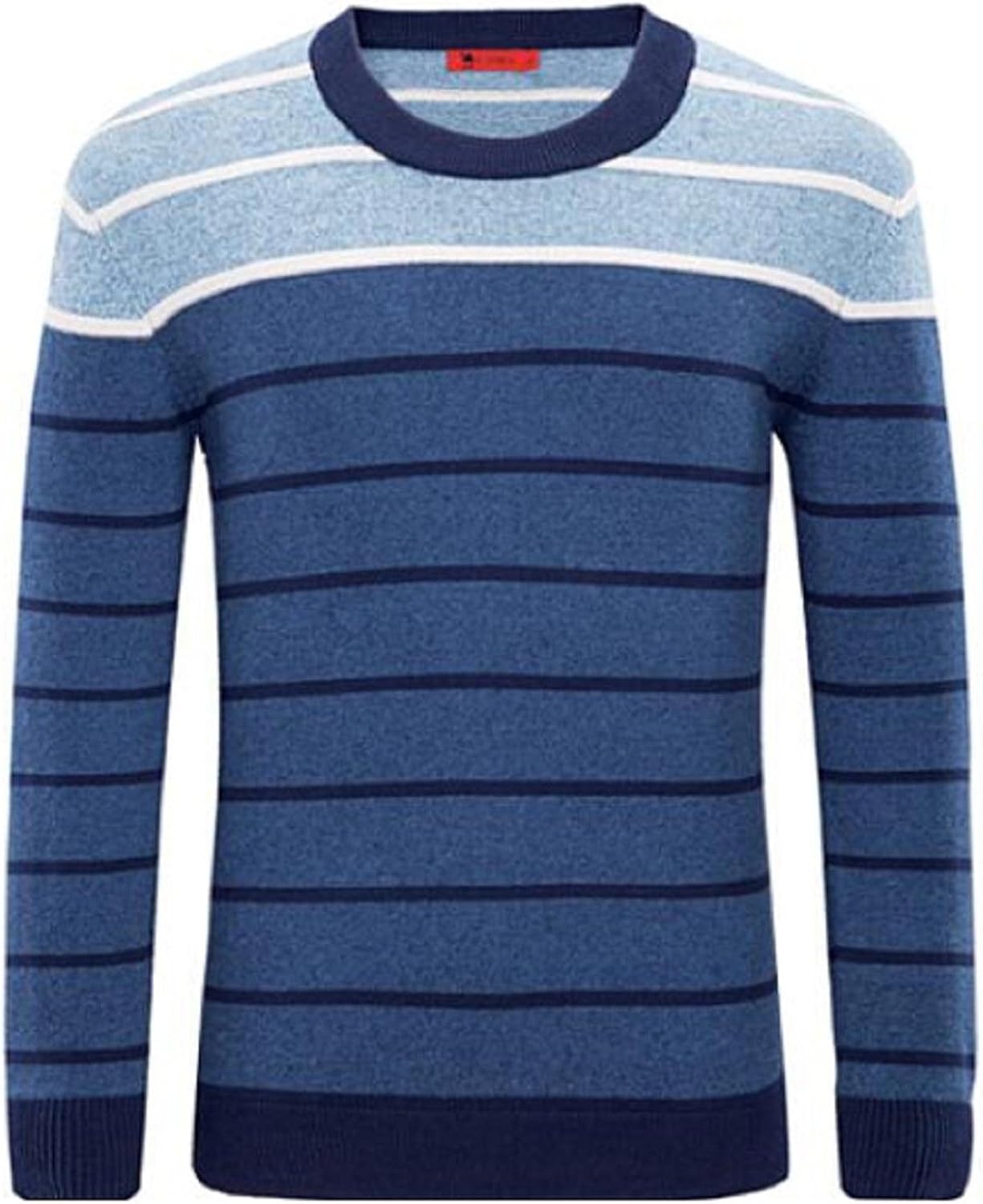 Camel Men's Crew-Neck Cotton Knit Pullover Sweaters Color Blue Size XXXL at Amazon Menâs 