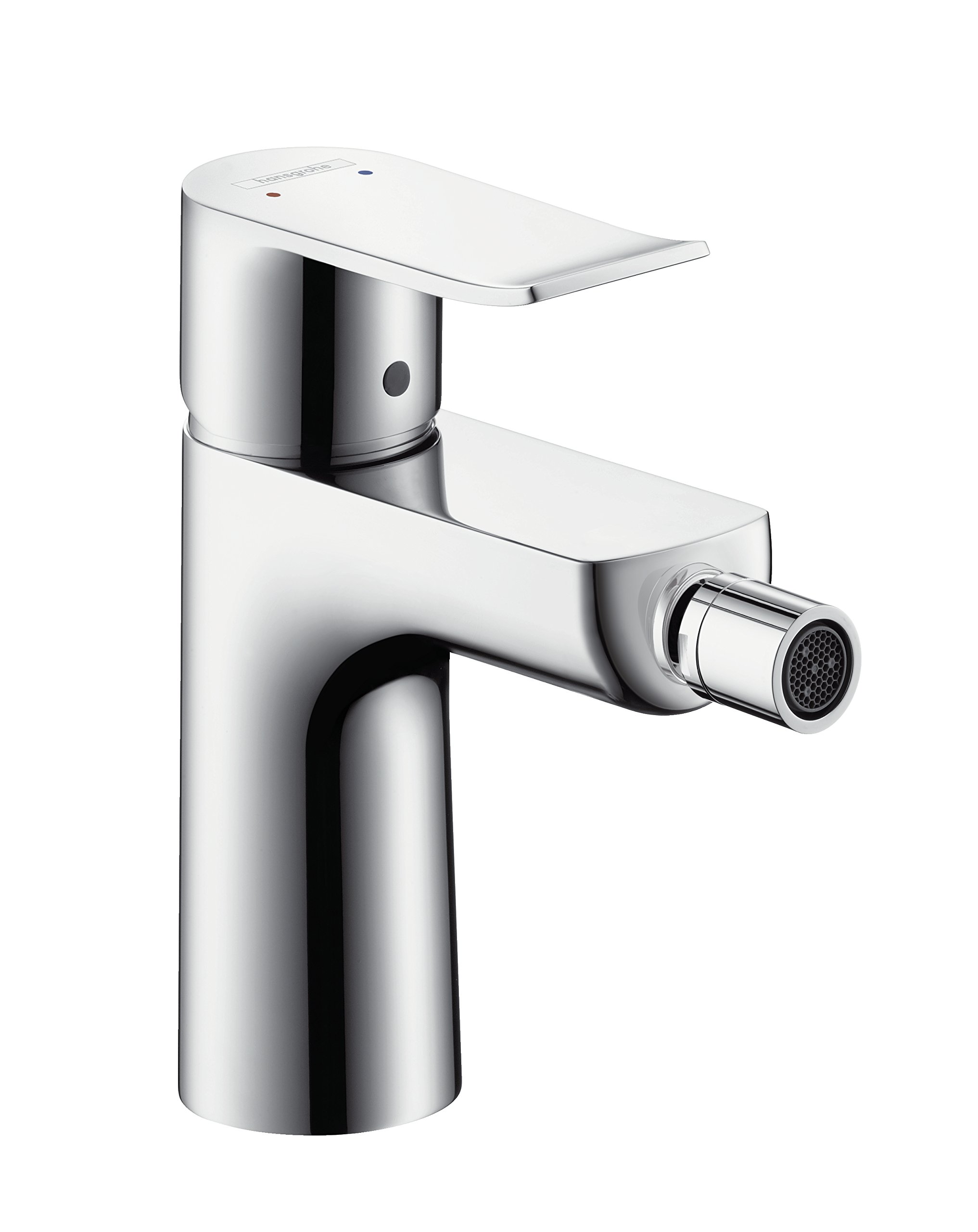 hansgrohe Metris bidet tap, pop-up waste, chrome