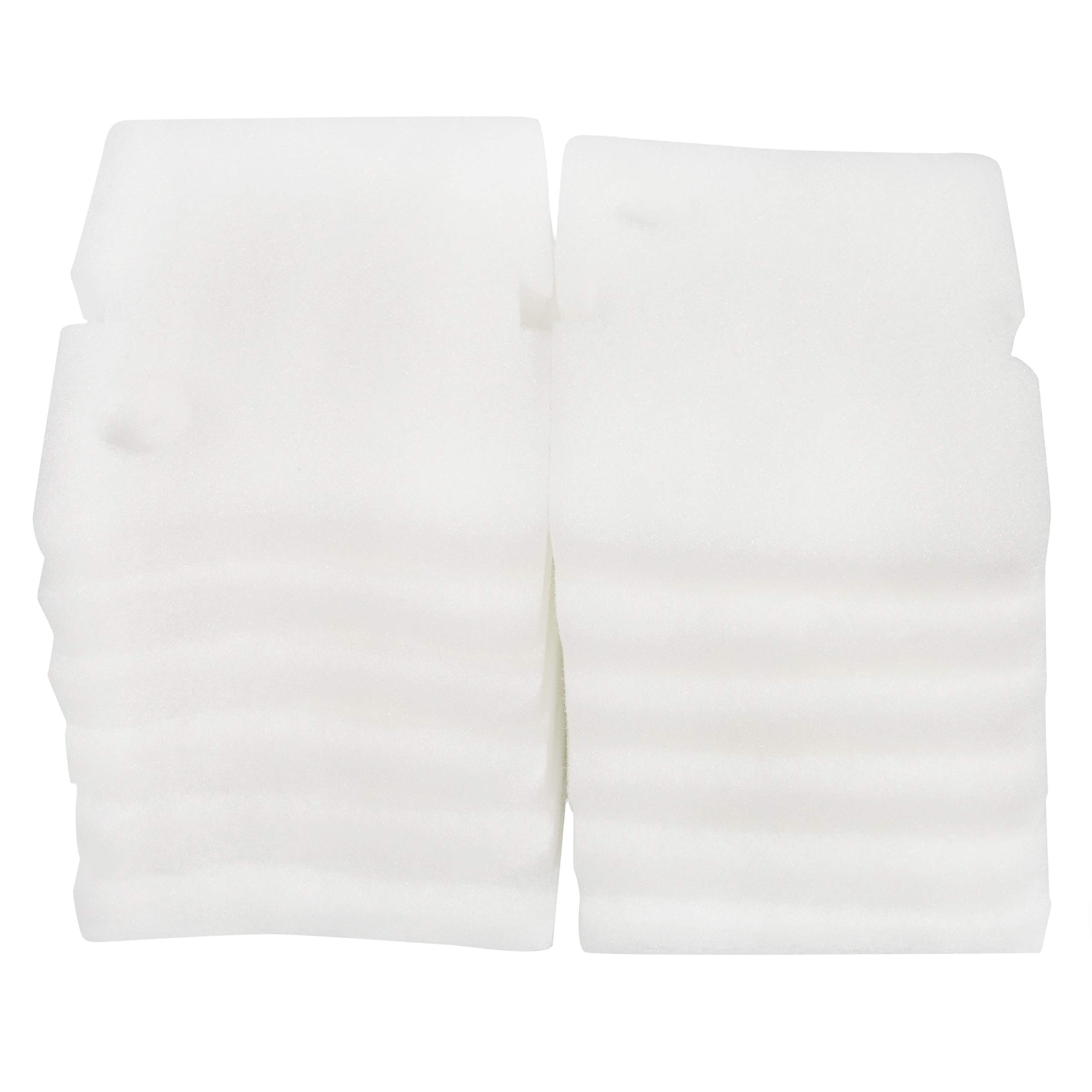 LTWHOME White Fine Filter Media Fit for Hydor Professional Canister Filter 250/350 (Pack of 12)