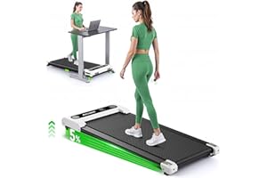 AKLUER Walking Pad with Incline, Under Desk Treadmill for Home, 2.5HP Portable Treadmills with Remote Control, 4 in 1 Incline Treadmill with LED Display