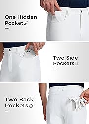 Willit Mens Golf Pants Stretch Dress Pants Quick