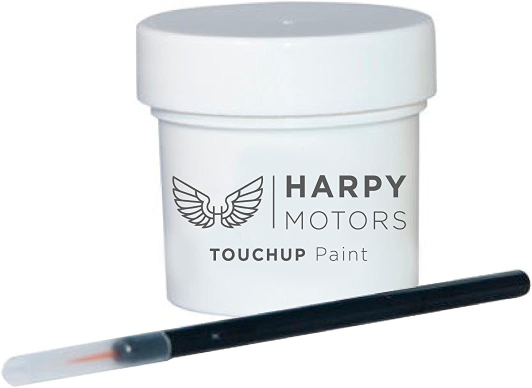 Harpy Motors 1oz Professional Touch up Paint with Brush Compatible with 2005-2017 Mitsubishi Lancer CMW10037 Wicked White -Color Match Guaranteed