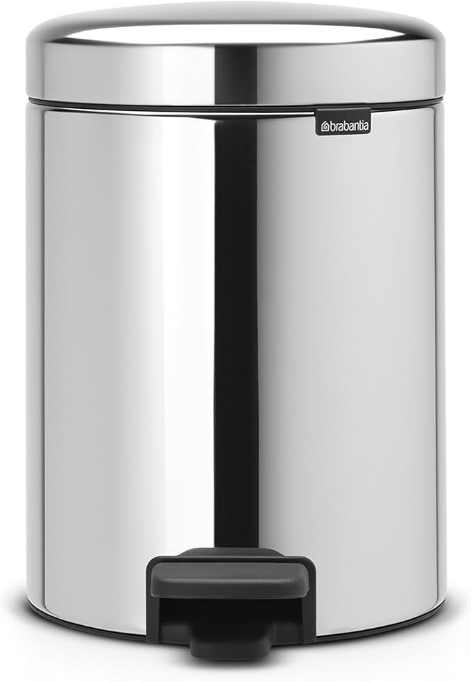 Brabantia Pedal Bin newIcon with Metal Inner Bucket, 5 Litre