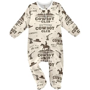 Dussdil Baby One-Piece Footies Newborn Rompers Pajamas Cotton Footed Pjs for Sleep Play Boys Girls 3-24 Month