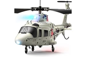 SYMA Remote Control Helicopter - S53H Rescue RC Helicopters with Upgraded Protection System, Lifelike Simulation, Easy to Fly, Educational Toy & Gift for Boys Girls Beginners