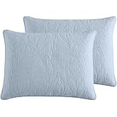 Tommy Bahama - Cotton Standard Sham Set, 2-Pack, Envelope Closure, 21x27 | Soft Decorative Cover, Lightweight Bedding, Machine Washable, Envelope Closure