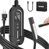 Level 2 &amp; Level 1 EV Charger for Tesla Mobile Charging,12/16A,ETL Certified | 240V with 25ft Extension Cable,NACS Connector,NEMA 6-20P to 5-15P Adapter,Electric Car EV Charger for Tesla Model Y/X/3/S