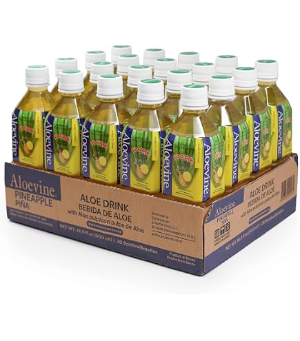 Amazon.com : Aloevine Aloe Vera Drink Kiwi, 16.9 oz 20 Pack