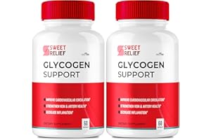 VIVE MD Sweet Relief Glycogen Support Capsules - Sweet Relief Blood Vessel Cleaner Supplement, Glycogen Support Sweet Relief Advanced Formula SweetRelief Capsules for Overall Health + Wellness (2 Packs)
