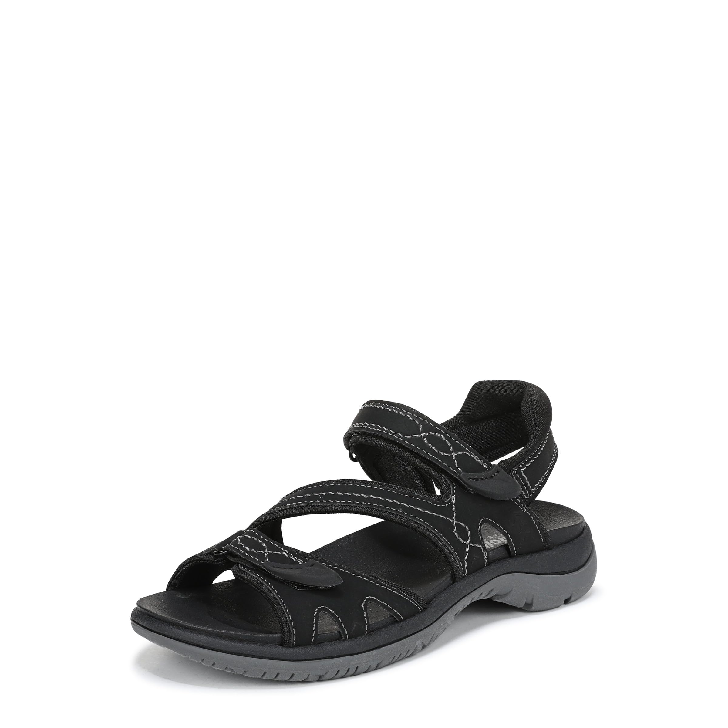Dr. Scholl's Women's Adelle Sandal Black Fabric 6 M Image