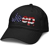 Jeep Flag Wordmark Logo Adjustable Baseball Hat