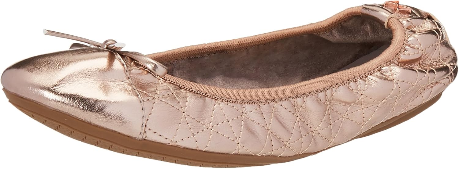 rose gold ballet shoes