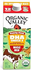 ORGANIC VALLEY Organic DHA Omega 3 Whole Milk, 0.5 GL