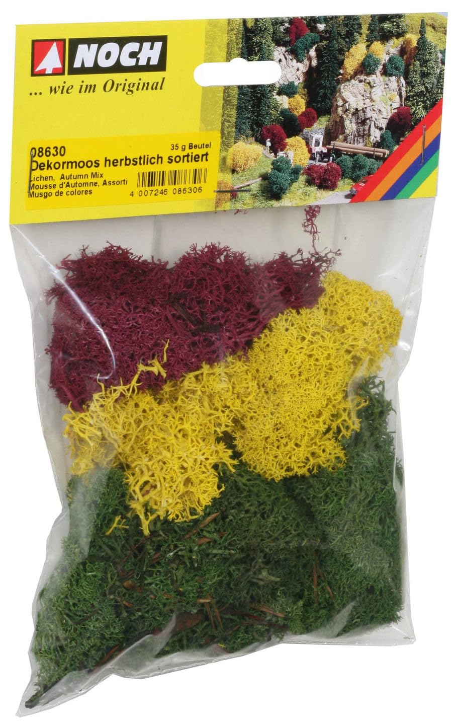 Noch 08630 Lichen Autumn Mix Assorted Landscape Modelling