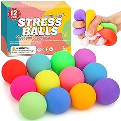 Slow Rising Stress Ball 12 Pack,Stress Balls for