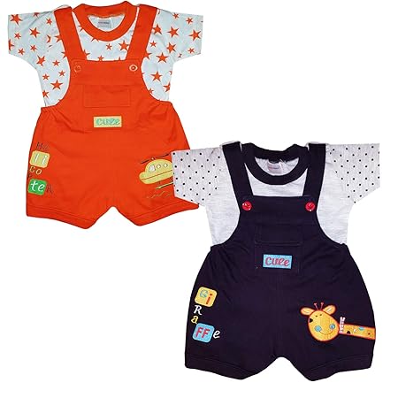 baby girl soft dungarees
