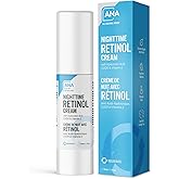 All Natural Advice Nighttime Retinol Cream 50mL with Organic Botanicals, Hyaluronic Acid, CoQ10, Peptides | Night Cream & Fac