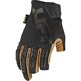 Lift Safety GFD-17KBR2L FRAMED Glove (Brown/Black)- Fingerless TIM™