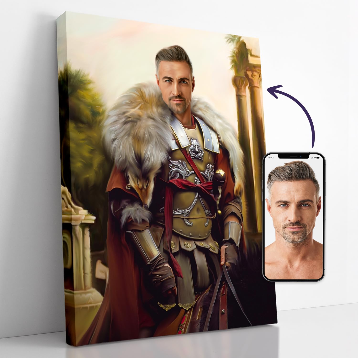 Turn Me Royal Custom Fantasy Portrait from Your