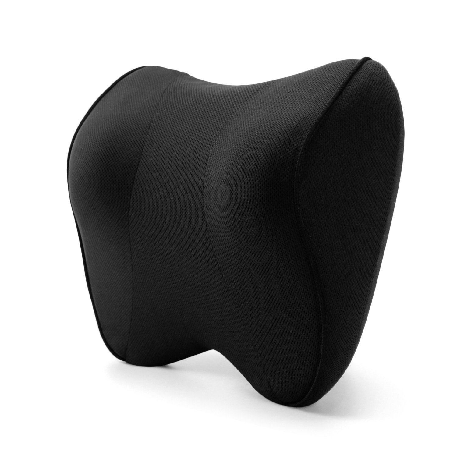 Dreamer Car High Density Memory Foam Car Seat Head Pillow and Neck Pillow,Black