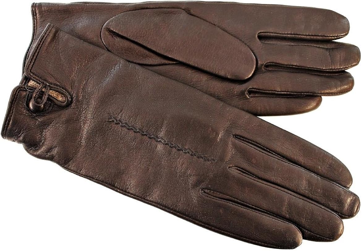 Maella Cashmere Lined Leather Gloves Black Small Amazon.co.uk