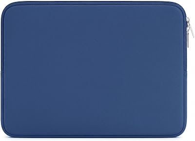 RAINYEAR Laptop Sleeve Case 13.3 Inch Navy Blue Protective Zipper Bag