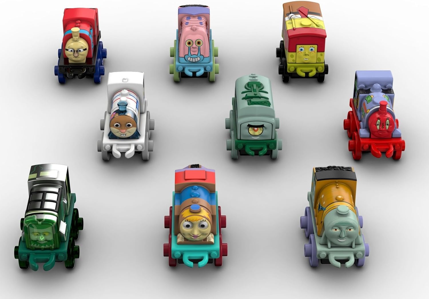 thomas minis spongebob 9 pack