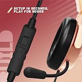 STEALTH C6-100 Gaming Headset Rose Gold Multi Platform 40mm Drivers view 5