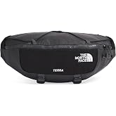 THE NORTH FACE Terra Lumbar Hiking Hip Pack, Asphalt Gy/Blk-NPF, OSFA | 6 Liter Storage Belt Bag, Water Repellent Finish, Adjustable Strap