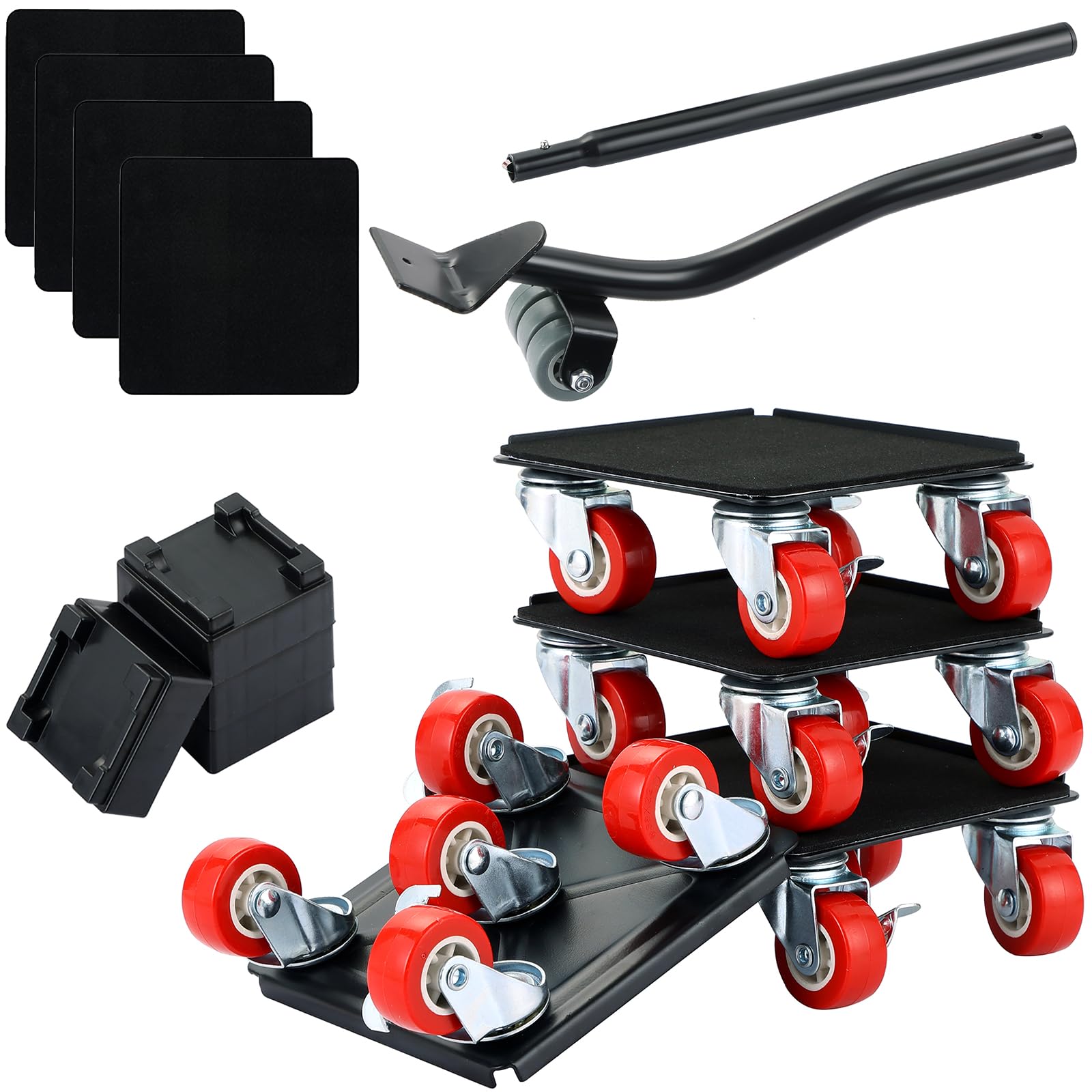Photo 1 of *MISSING PARTS UNKNOWN*
weyleity Furniture Dolly Set 5 x 360° Wheels | Heavy Duty Furniture Movers Carbon Steel Panel, Includes Lifter Jacks Gliders Sliders, Furniture Lifter for Moving Large Items Sofa Refrigerator