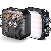 K&F CONCEPT Magnetic Camera Light w 15 Light Effects, 2500K-9900K CRI 96+ Rechargeable LED Photography Fill Light for Vlog Se