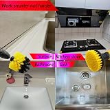 QTACIE Drill Brush Set 4Pcs Power Scrubber Attachments for All Surfaces view 5
