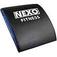 Extra-Firm Ab Exercise Mat – Enhanced Range of Motion for Sit-Ups, Core Workouts, Ab Support Pad, Crunches, and Functional Fitness Training – Black/Blue