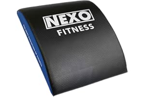 NEXO Fitness Ab Situp Mat - Extend Range of Motion for Abs - Cross Training Fitness Pad Black/Blue